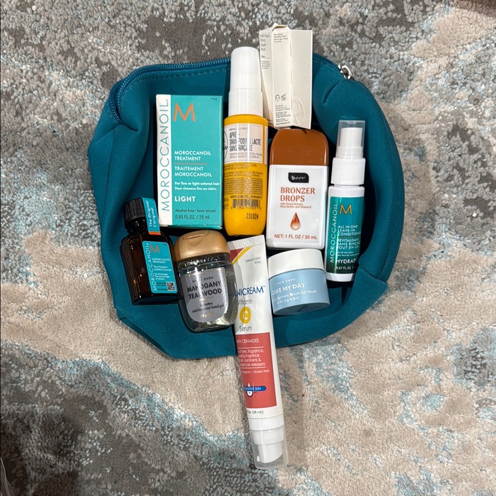 Moroccanoil Skincare Set with Teal Bag